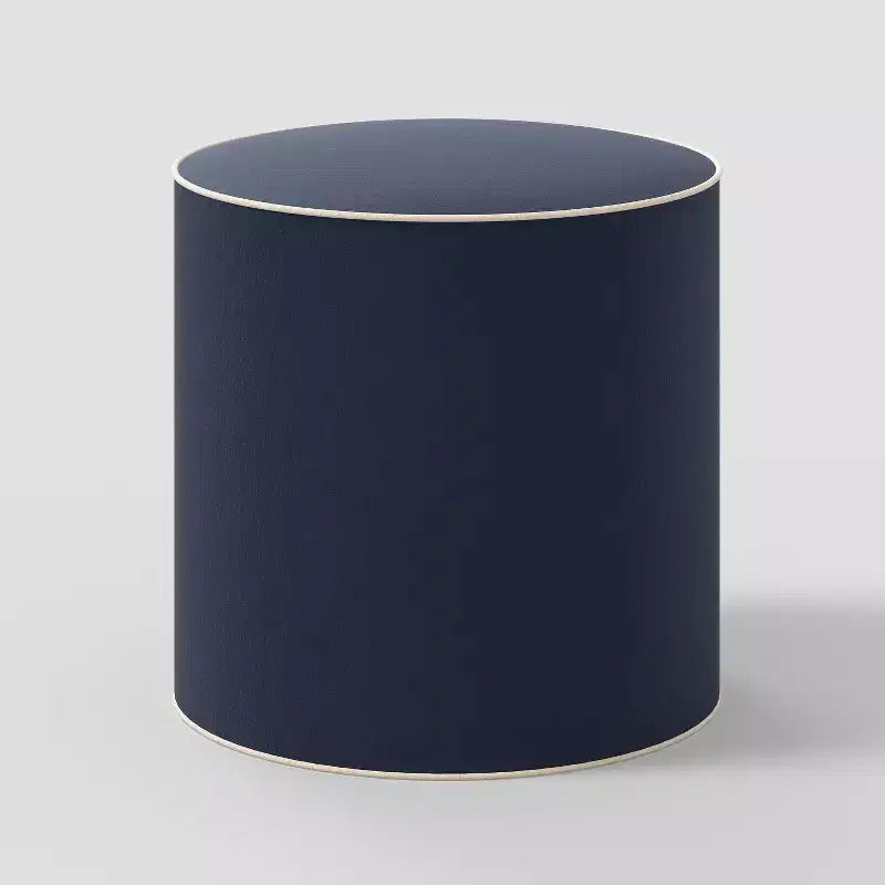 Pouf Contenitore Welt Drum in Velluto - Threshold