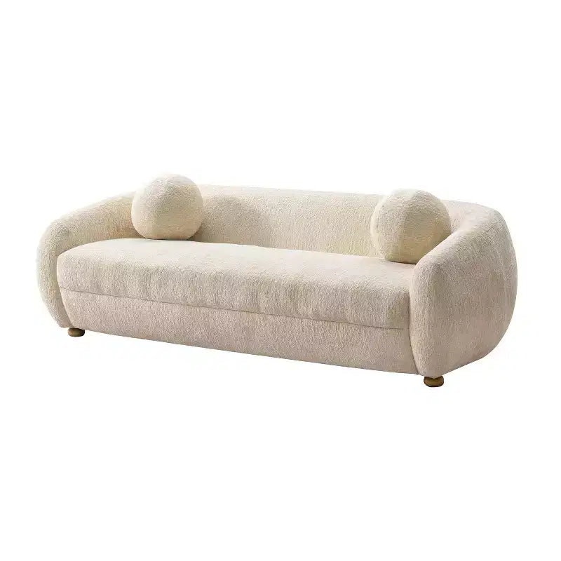 Divano 3 pezzi Manhattan Comfort Tribeca imbottito in ciniglia da 85,8" e 2 poltrone accentate