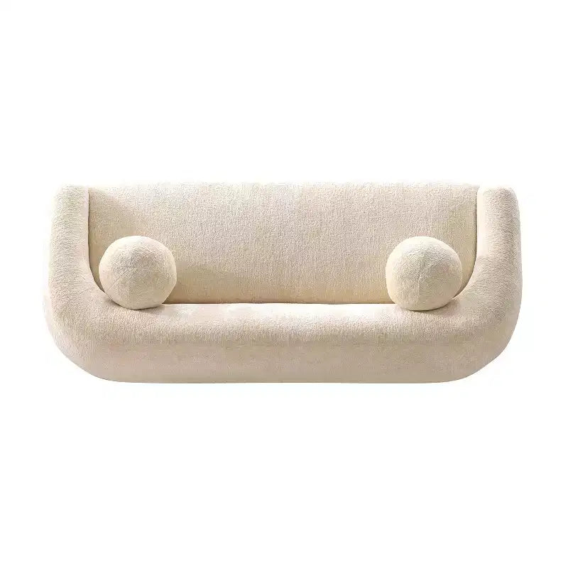 Divano 3 pezzi Manhattan Comfort Tribeca imbottito in ciniglia da 85,8" e 2 poltrone accentate