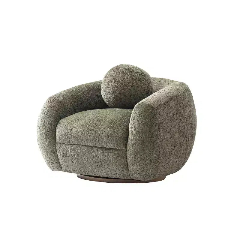 Divano 3 pezzi Manhattan Comfort Tribeca imbottito in ciniglia da 85,8" e 2 poltrone accentate