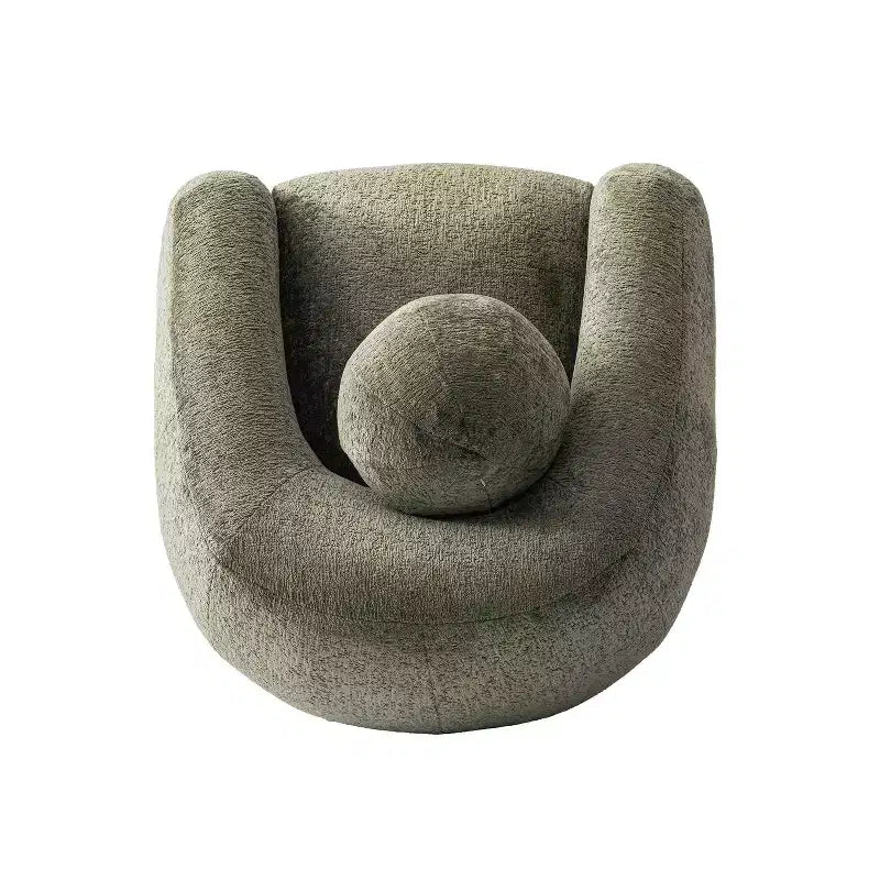 Divano 3 pezzi Manhattan Comfort Tribeca imbottito in ciniglia da 85,8" e 2 poltrone accentate