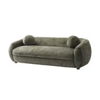 Divano 3 pezzi Manhattan Comfort Tribeca imbottito in ciniglia da 85,8" e 2 poltrone accentate