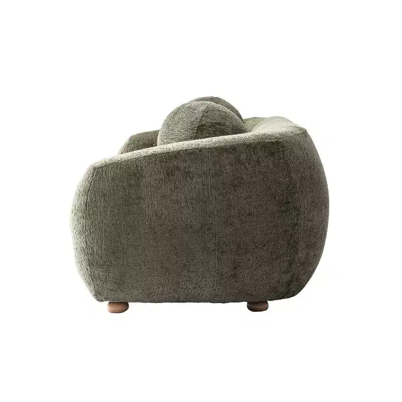 Divano 3 pezzi Manhattan Comfort Tribeca imbottito in ciniglia da 85,8" e 2 poltrone accentate