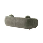 Divano 3 pezzi Manhattan Comfort Tribeca imbottito in ciniglia da 85,8" e 2 poltrone accentate