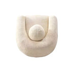 Divano 3 pezzi Manhattan Comfort Tribeca imbottito in ciniglia da 85,8" e 2 poltrone accentate