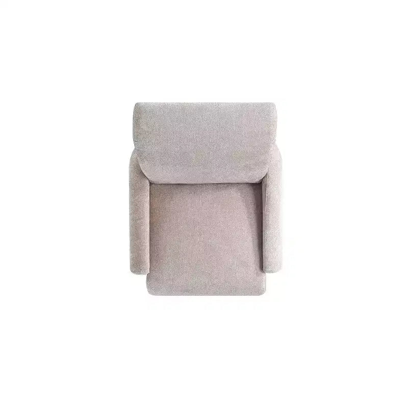 Set divano e poltrona d'accento Manhattan Comfort Verandah in ciniglia imbottiti, 3 pz.