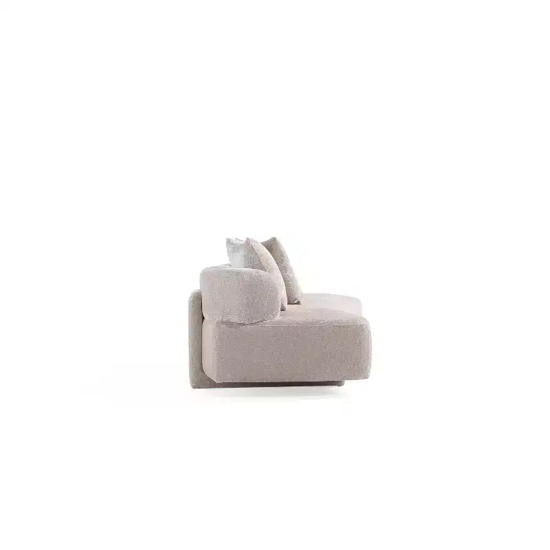 Set divano e poltrona d'accento Manhattan Comfort Verandah in ciniglia imbottiti, 3 pz.