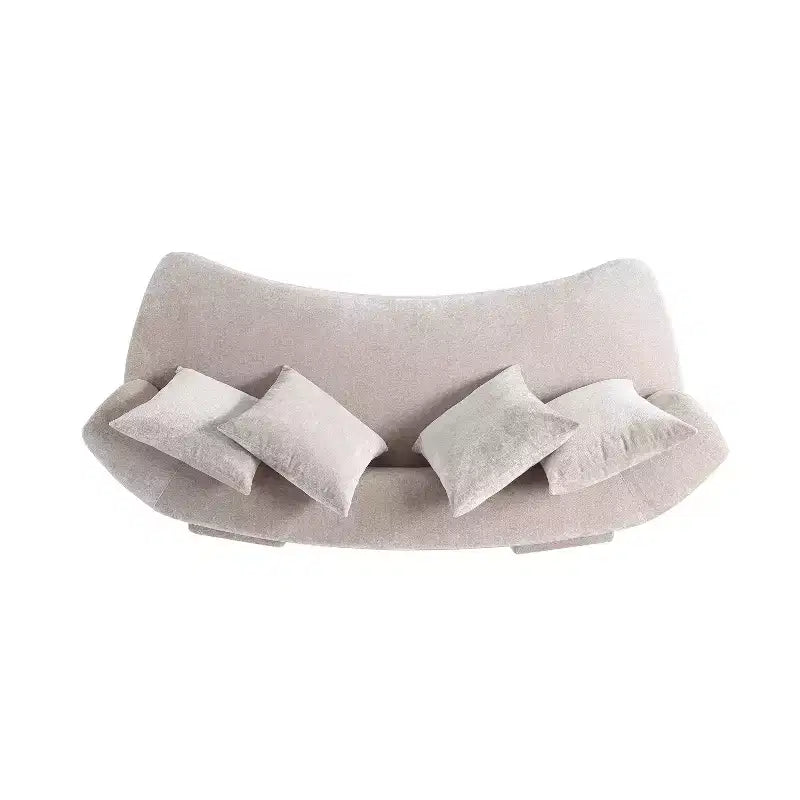 Set divano e poltrona d'accento Manhattan Comfort Verandah in ciniglia imbottiti, 3 pz.