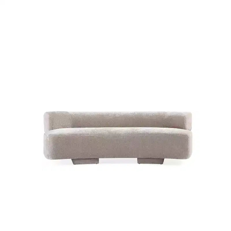 Set divano e poltrona d'accento Manhattan Comfort Verandah in ciniglia imbottiti, 3 pz.