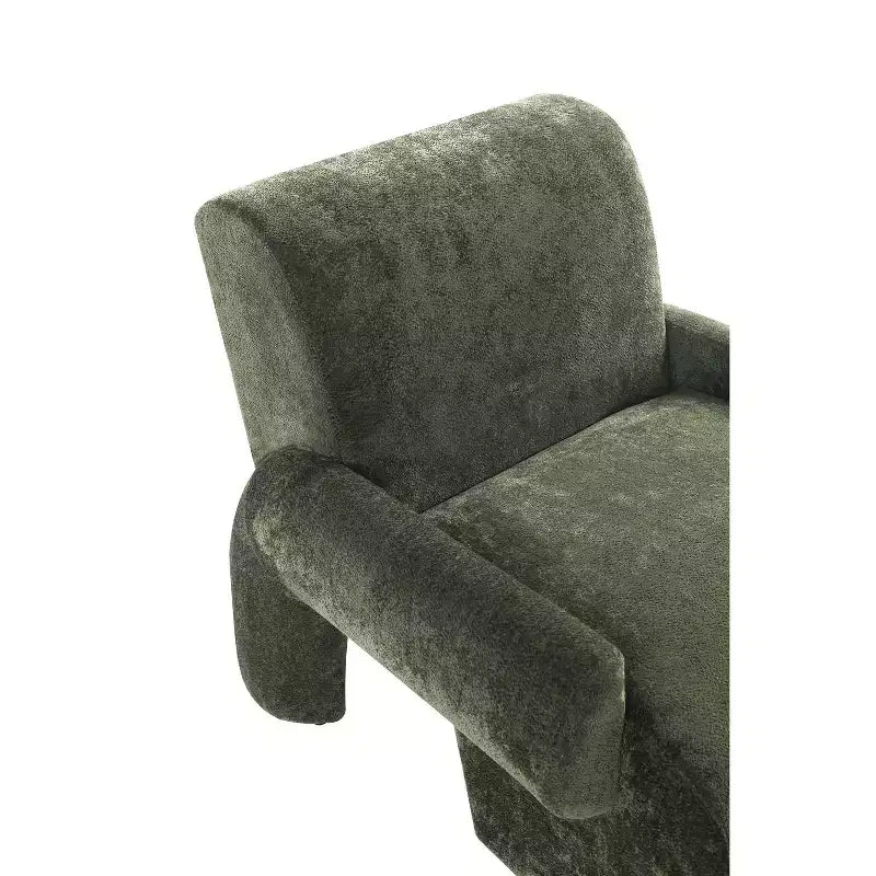 Set divano e poltrona d'accento Manhattan Comfort Verandah in ciniglia imbottiti, 3 pz.