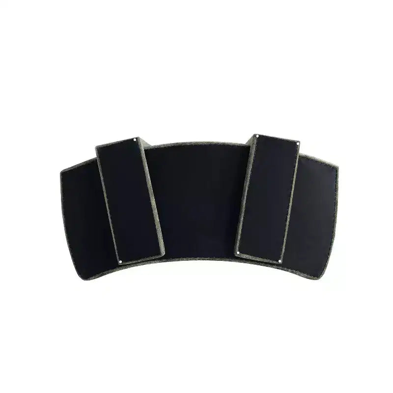 Set divano e poltrona d'accento Manhattan Comfort Verandah in ciniglia imbottiti, 3 pz.