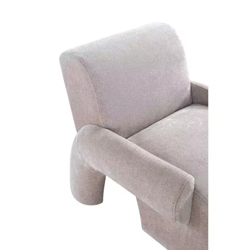 Set divano e poltrona d'accento Manhattan Comfort Verandah in ciniglia imbottiti, 3 pz.