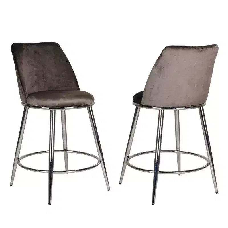 Sgabelli da bar Brassex Nova - Set da 2 (altezza bancone)