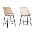 Brassex Set of 2 Nova Counter Height Barstools