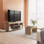 Polifurniture Set 2 Pezzi da Soggiorno con Mobile TV e Tavolino da Caffè