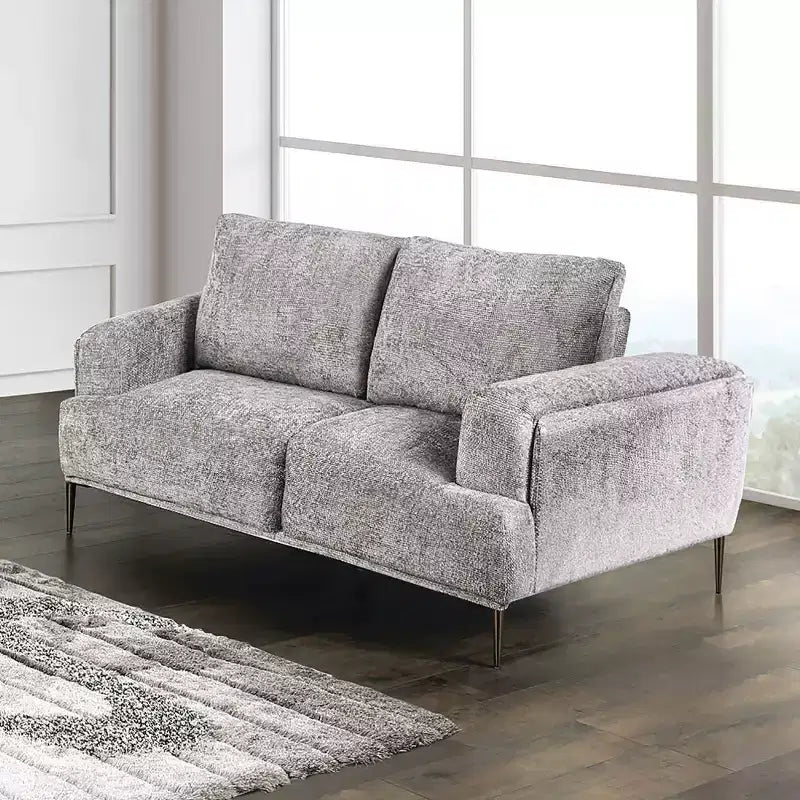 HOMES: Divanetto Tubera 65" Dentro + Fuori con Cuscino a T in ciniglia e Schienale Estensibile