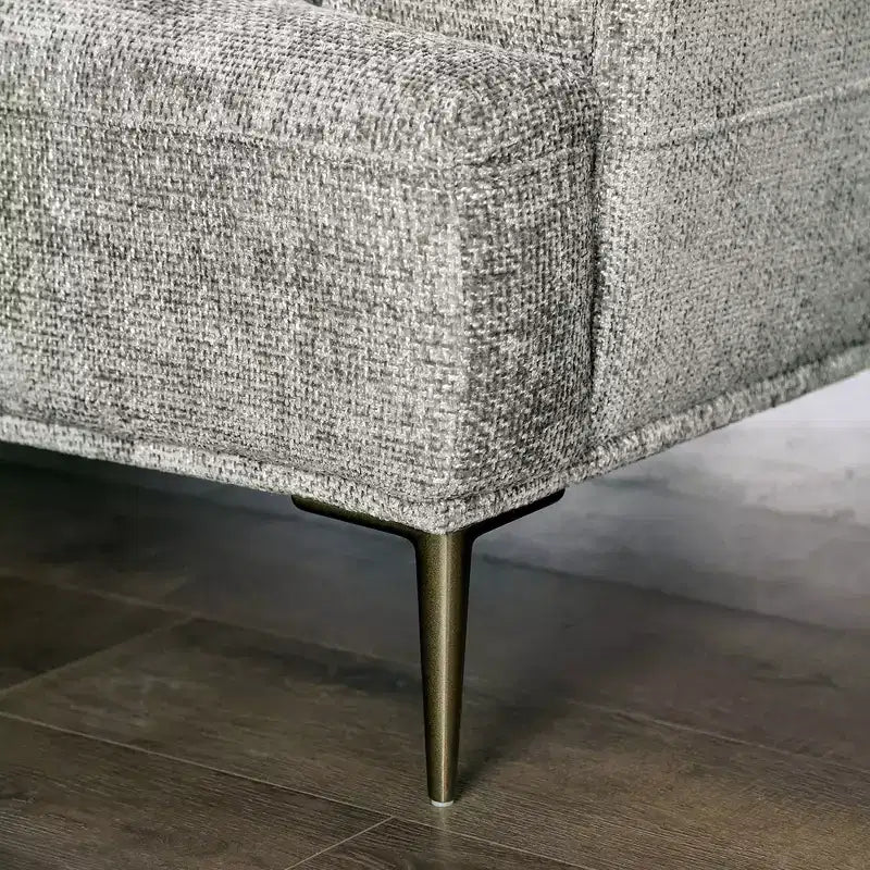 HOMES: Divanetto Tubera 65" Dentro + Fuori con Cuscino a T in ciniglia e Schienale Estensibile