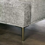 HOMES: Divanetto Tubera 65" Dentro + Fuori con Cuscino a T in ciniglia e Schienale Estensibile