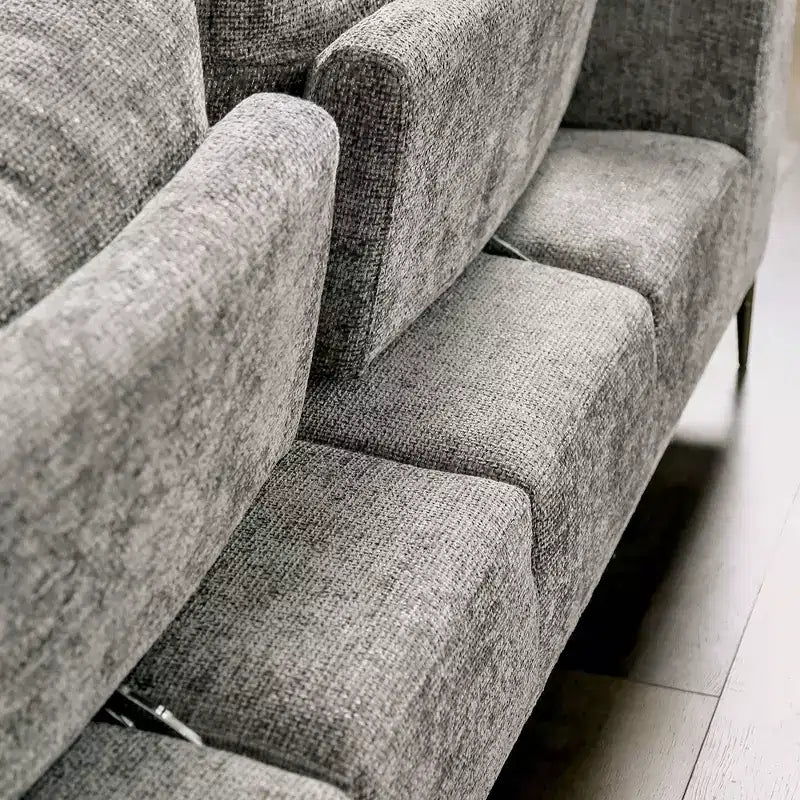 HOMES: Divanetto Tubera 65" Dentro + Fuori con Cuscino a T in ciniglia e Schienale Estensibile