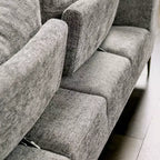 HOMES: Divanetto Tubera 65" Dentro + Fuori con Cuscino a T in ciniglia e Schienale Estensibile