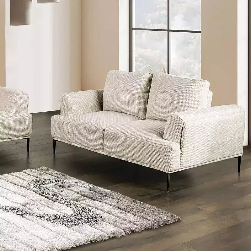 HOMES: Divanetto Tubera 65" Dentro + Fuori con Cuscino a T in ciniglia e Schienale Estensibile