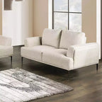 HOMES: Divanetto Tubera 65" Dentro + Fuori con Cuscino a T in ciniglia e Schienale Estensibile