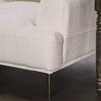 HOMES: Divanetto Tubera 65" Dentro + Fuori con Cuscino a T in ciniglia e Schienale Estensibile