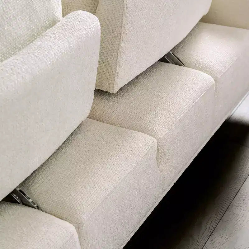 HOMES: Divanetto Tubera 65" Dentro + Fuori con Cuscino a T in ciniglia e Schienale Estensibile