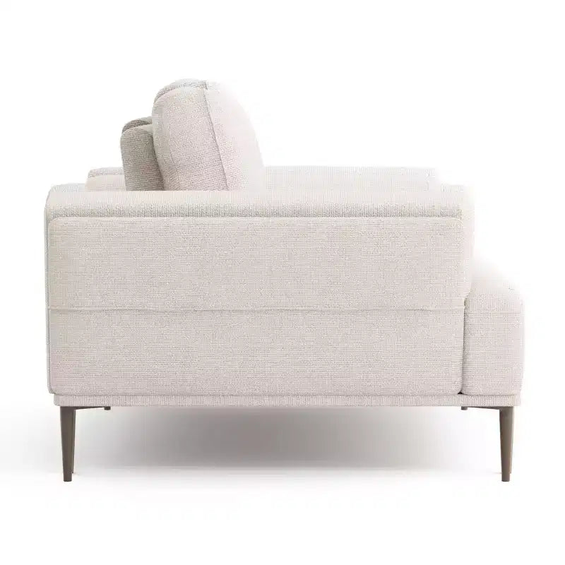 HOMES: Divanetto Tubera 65" Dentro + Fuori con Cuscino a T in ciniglia e Schienale Estensibile