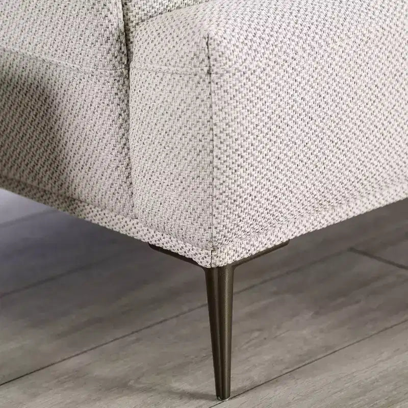 HOMES: Divanetto Tubera 65" Dentro + Fuori con Cuscino a T in ciniglia e Schienale Estensibile
