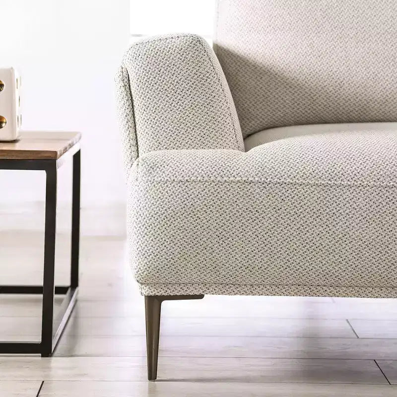 HOMES: Divanetto Tubera 65" Dentro + Fuori con Cuscino a T in ciniglia e Schienale Estensibile