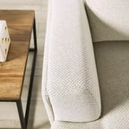 HOMES: Divanetto Tubera 65" Dentro + Fuori con Cuscino a T in ciniglia e Schienale Estensibile