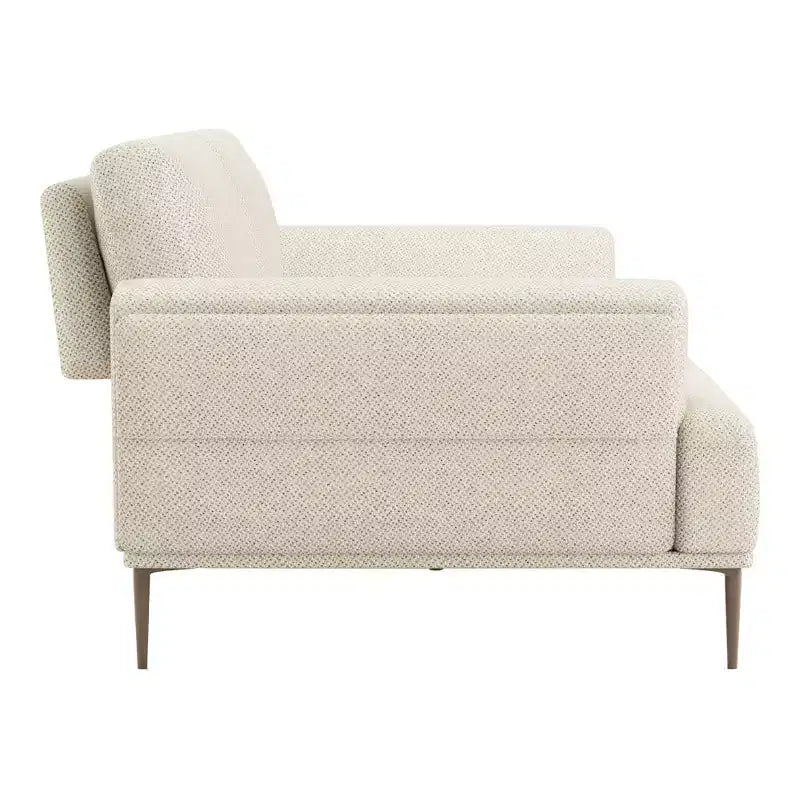 HOMES: Divanetto Tubera 65" Dentro + Fuori con Cuscino a T in ciniglia e Schienale Estensibile