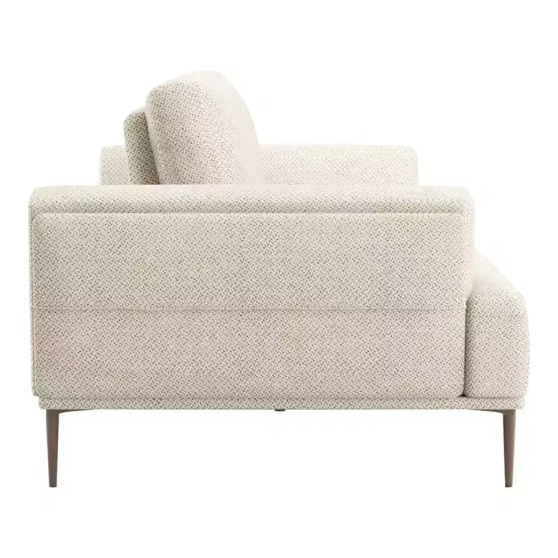 HOMES: Divanetto Tubera 65" Dentro + Fuori con Cuscino a T in ciniglia e Schienale Estensibile