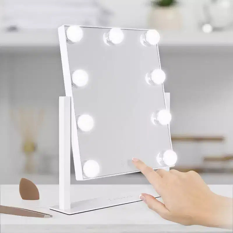 Zadro Specchio da Bagno Illuminato Hollywood a LED, Bianco