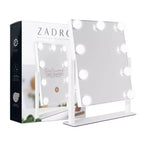 Zadro Specchio da Bagno Illuminato Hollywood a LED, Bianco