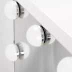 Zadro Specchio da Bagno Illuminato Hollywood a LED, Bianco