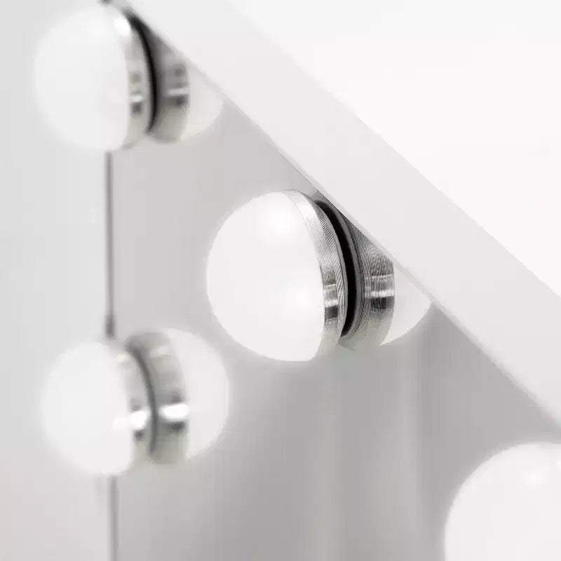 Zadro Specchio da Bagno Illuminato Hollywood a LED, Bianco