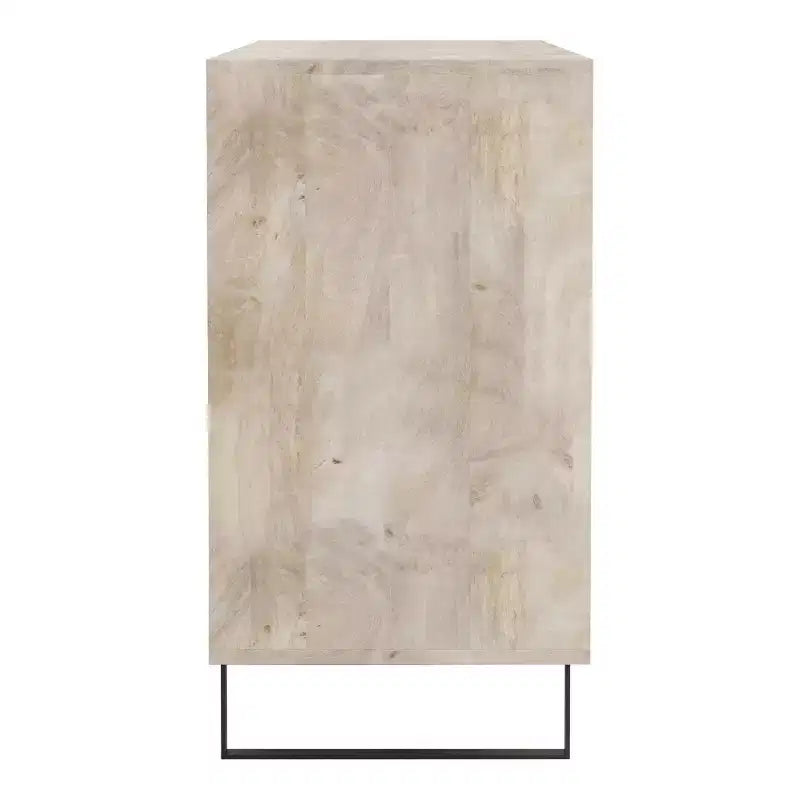 24/7 Shop At Home Buffet Server Johne in Legno di Mango con 4 Ripiani