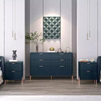 Festivo Comò a 6 cassetti e 2 comodini a 2 cassetti della linea Modern Elegance