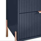 Festivo Comò a 6 cassetti e 2 comodini a 2 cassetti della linea Modern Elegance