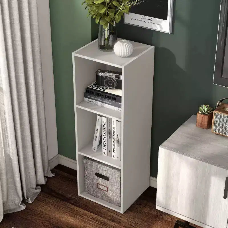 24/7 Shop At Home Libreria Moderna Modulare e Impilabile a 3 Cubi Silkpath da 35,3"