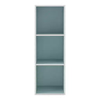 24/7 Shop At Home Libreria Moderna Modulare e Impilabile a 3 Cubi Silkpath da 35,3"