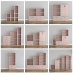 24/7 Shop At Home Libreria Moderna Modulare e Impilabile a 3 Cubi Silkpath da 35,3"