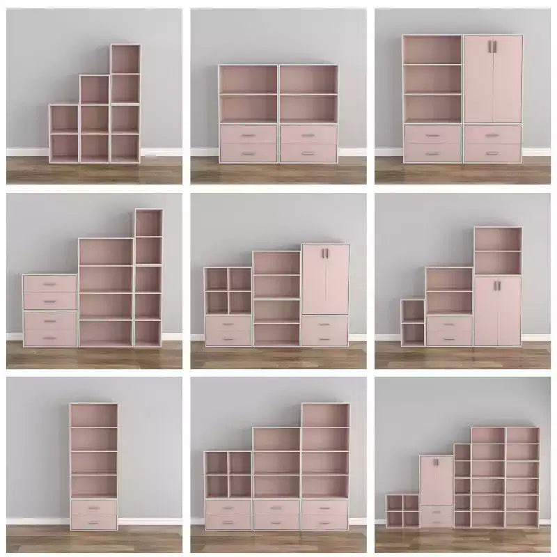 24/7 Shop At Home Libreria Moderna Modulare e Impilabile a 3 Cubi Silkpath da 35,3"