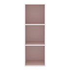 24/7 Shop At Home Libreria Moderna Modulare e Impilabile a 3 Cubi Silkpath da 35,3"