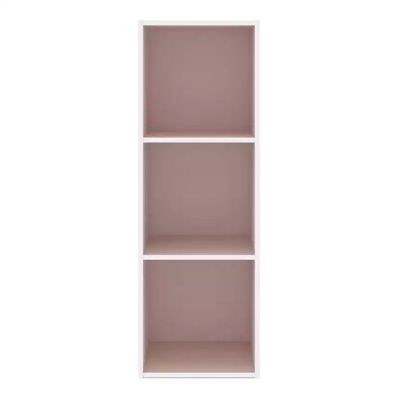 24/7 Shop At Home Libreria Moderna Modulare e Impilabile a 3 Cubi Silkpath da 35,3"