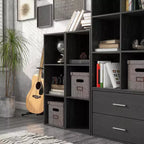 24/7 Shop At Home Libreria Moderna Modulare e Impilabile a 3 Cubi Silkpath da 35,3"