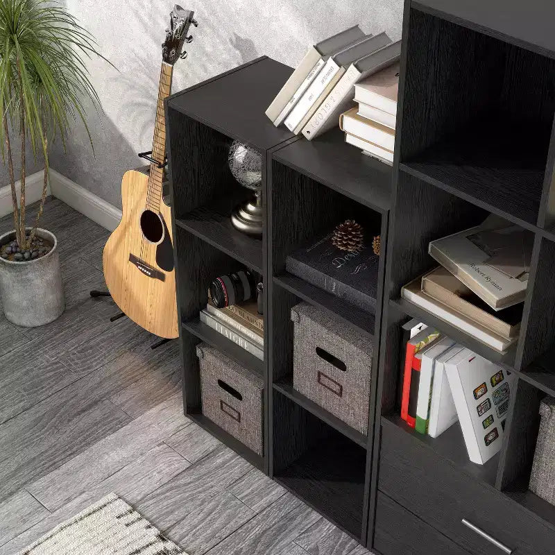 24/7 Shop At Home Libreria Moderna Modulare e Impilabile a 3 Cubi Silkpath da 35,3"