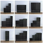 24/7 Shop At Home Libreria Moderna Modulare e Impilabile a 3 Cubi Silkpath da 35,3"
